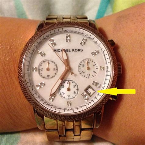 authentic mk watch vs fake|michael kors watch look alike.